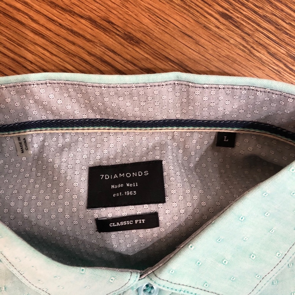 Euc 7 Diamonds Button Up - image 2